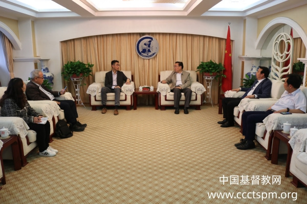 香港福音证主协会总干事一行到访陕西省基督教两会